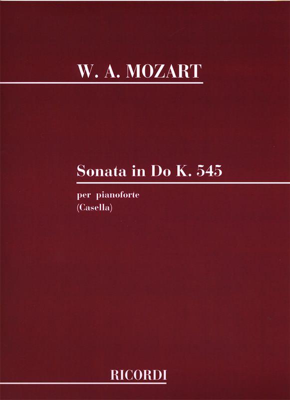 Sonata Kv 545 In Do - Per Pianoforte - pro klavír